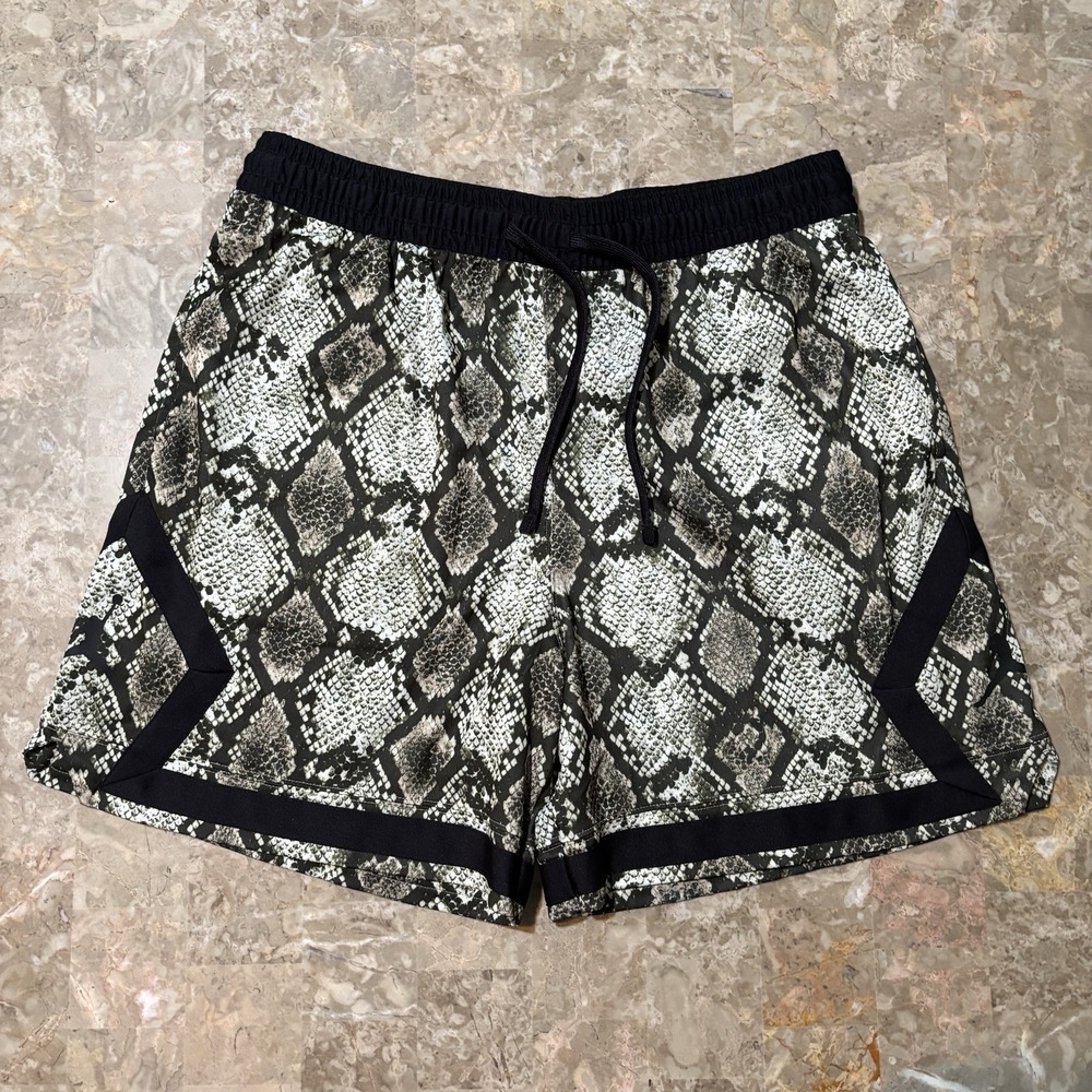 Nike Air Jordan Shorts Mens XL Snakeskin Print Mesh Diamond HF9907